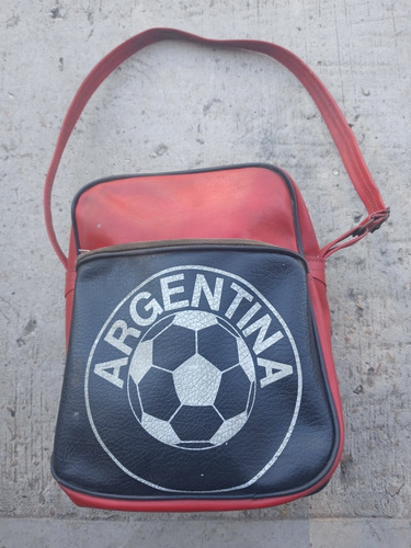 Morral Bolsito Retro De Los 80 Argentina Futbol Vintage