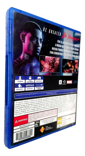 Marvel Spiderman Miles Morales Ps4 (Reacondicionado)