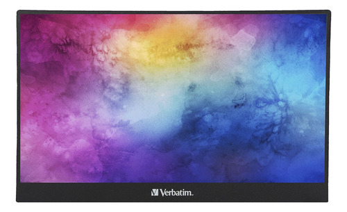 Monitor touch 15.6" Verbatim Monitor Portátil LED Full HDM Metalico USB-C HDMI Android Windows negro