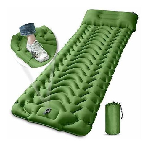 Meetpeak Camping Sleeping Mat, Inflatable Sleeping Xq84c