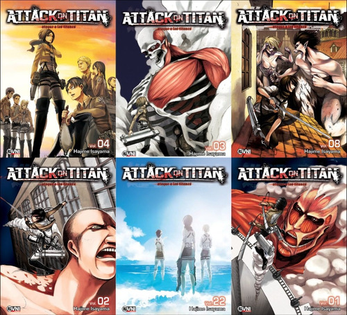 Attack On Titan Shingeki No Kyojin T/los Tomos Acá -manga Z