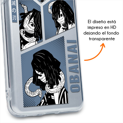 Funda Para Honor Demon Slayer Pilar Obanai Anticaídas Case
