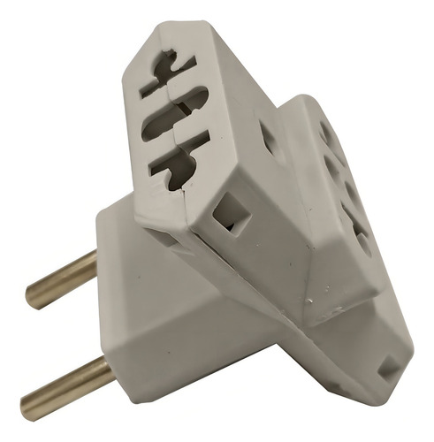 Kit 4 Plug Adaptador De Tomada T Com 3 Saidas 10/20a - 250v 110v/220v