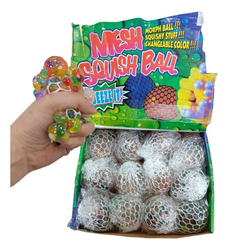 Squishy Caja X12 Relajante Colores Fiestas Piñateria Niños