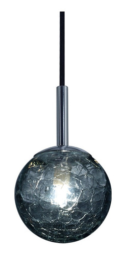 Colgante Lampara Esfera Vidrio Cristal 15cm Led Moon Ara