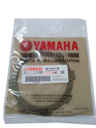 Placa De Fricción Yamaha Xtz125