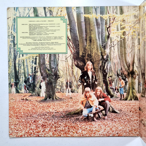 Emerson Lake & Palmer - Trilogy (1977) Usa - Vinilo / Lp (Usado)