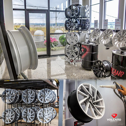 Roda Aro 17 Tala 6 Volcano Santa Mônica 4 Furos Pcd 100