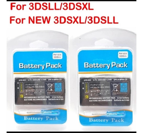 Bateria P/ Nintendo 3ds Xl New 3ds Xl 3.7v 2000mah + Chave