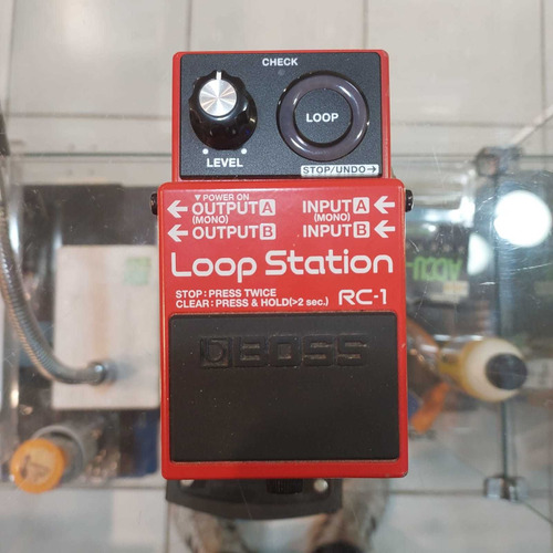 Pedal Boss Loop Station Rc-1 Usado