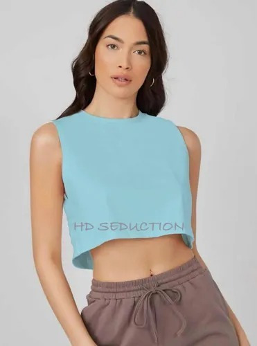 Crop Top De Mujer Musculosa Sin Manga Varios Colores Fresh