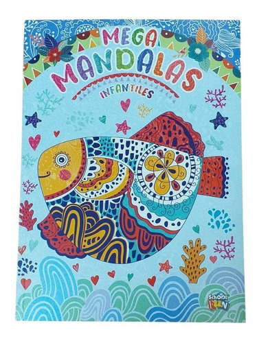 Imagen 1 de 3 de Mega Libro P/ Colorear Mandalas Y 1000 Animales Fantasticos