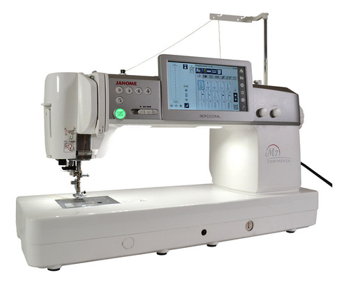 Máquina De Coser Computarizada Janome Continental M7 Color Blanco