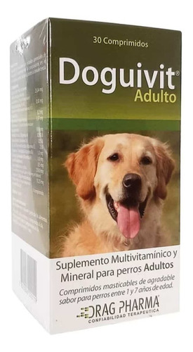 Doguivit Perro Adulto 30 Comprimidos - Vitaminas Y Minerales