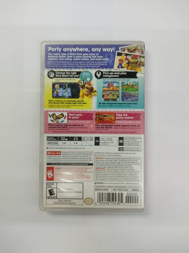 Imagen 3 de 3 de Caja Mario Party Switch **solo Caja No Juego**