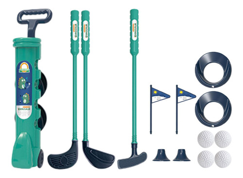 Conjunto De Golfe Infantil Com Bolas De Golfe, Mini Azul