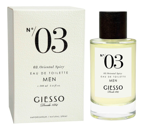 Perfume Giesso N°3 Hombre X100ml Local