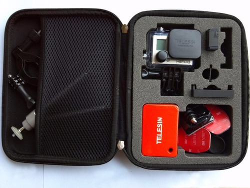 15x Bolsa Maleta Estojo Case Anti Impacto Gopro Tamanho M