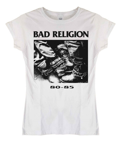 Polera Mujer Bad Religion 80 85 Punk Abominatron