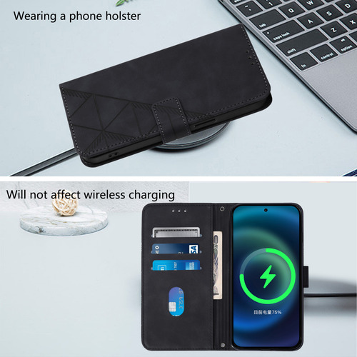 Funda De Piel Empresarial Para Motorola E15, A Prueba De Salpicaduras, 3 Ranuras Para Tarjetas, Soporte, Bloqueo Rfid, 6 Colores