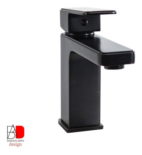 Griferia Canilla Monocomando Lavatorio Baño Negra Premium!
