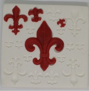 Molde De Silicone Flor De Liz Grande