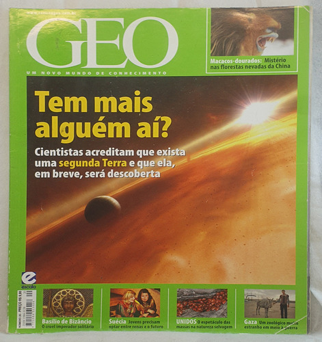 Revista Geo 20 - Tem Mais Alguém Aí? - Editora Escala (Usado)