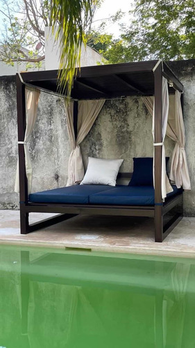 Gazebo-pérgola Lounge Bed Zeromadera Waterproof