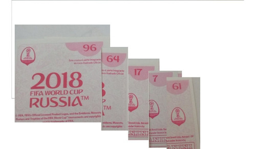 Imagen 3 de 3 de Set De Actualización Figuras Panini Del Mundial Rusia 2018