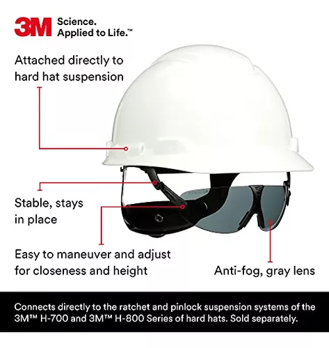 Gafas De Seguridad De 3 M, Ansi Z87, Lente Gris Antivaho, Se