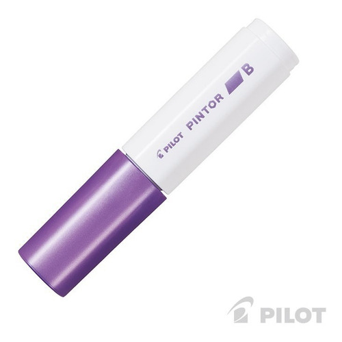 Marcador Pilot Pintor Punta Biselada Color Violeta Metálico