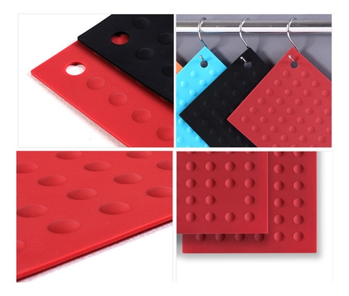 Salvamanteles De Silicona Moderno Con Soporte Para Ollas En