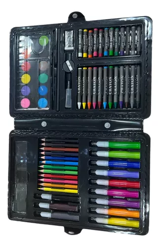 Valija Para Niños 68 Piezas Lapices Crayones Acuarelas