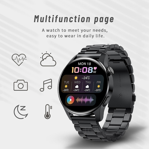 Lige Smartband Sport BW1256A 1.28" Color Negro