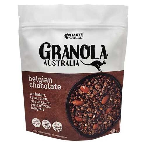 Granola Harts Chocolate Belgian 300g Sem Glúten Vegano 