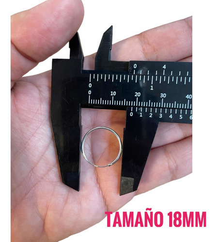 Imagen 4 de 6 de Aros Argollas Plata 925 Lisas Mini Pequeñas - Adcesorios