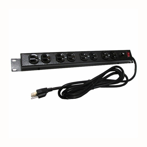 Regleta Supresor De Picos 8 Tomas- Metal -para Rack Computo