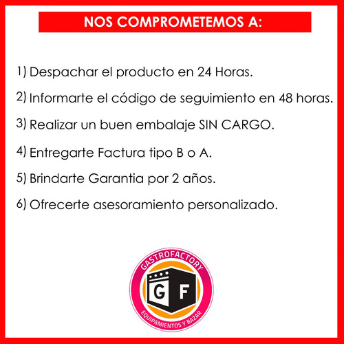 Imagen 3 de 6 de Parrilla Corbelli A Gas 35 Cm A Gas - Enivo Gratis