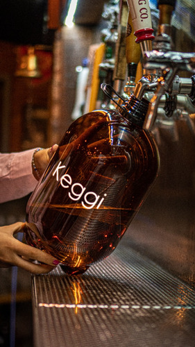 Imagen 2 de 6 de Chopera P/ Cerveza Keggi Original 5l C/ Co2 Y Regulador 1bar