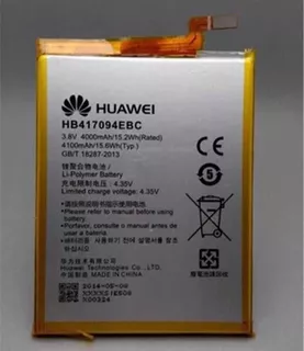 Bateria Huawei Ascend Mate 7 Hb417094ebc De 4000mah