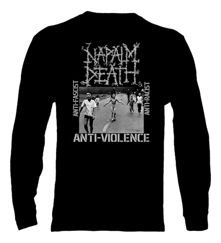 Polera Manga Larga Napalm Death - Ver 25 - Anti