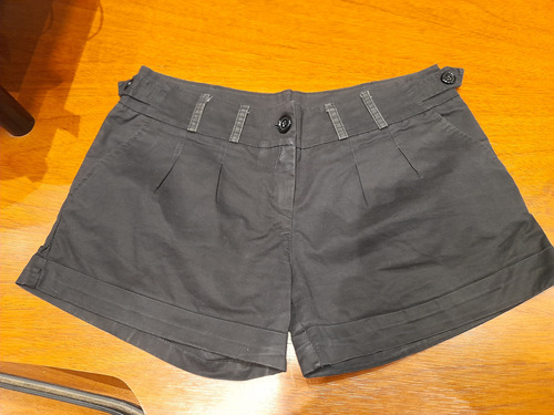 Short Negro Tiramissu T 28 Con Det !