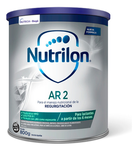 Nutrilon Ar2 X 800g - 3 Unidades Sin Sabor