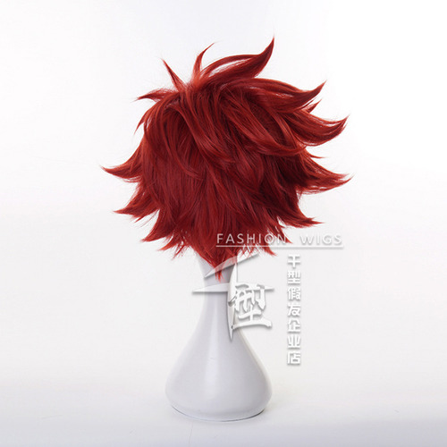 Hair Sk8 The Infinity Reki Red Short Cos Hair Wig Heat