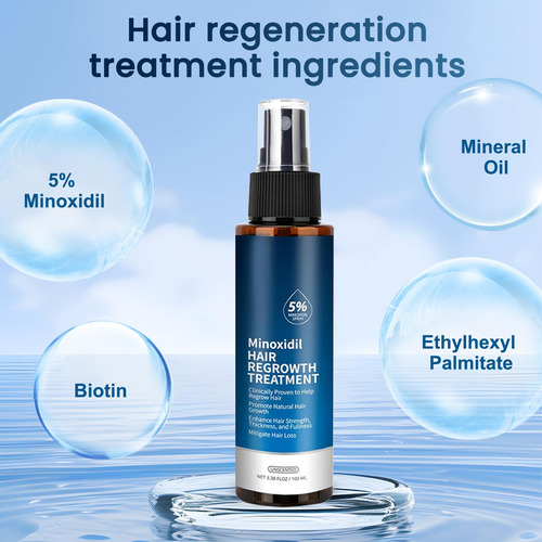 Tratamiento Para El Crecimiento Del Cabello Con Minoxidil 5%