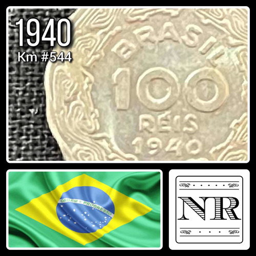 Brasil - 100 Reis - Año 1940 - Km #544 - Getulio Vargas