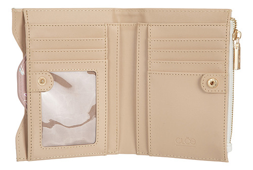 Cartera Híbrida Cloe Fistali Mediano Color Beige