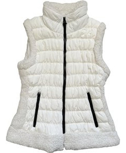 Chaleco Blanco Calvin Klein Performance Sherpa Puffer Mujer