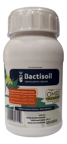 Bactisoil Biofertilizante (bacillus Y Azospirillum). 250 Ml