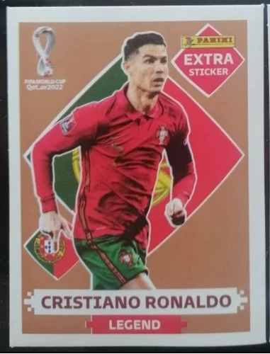 Extra Stiker Panini (bronce) De Cristiano Ronaldo Aaa